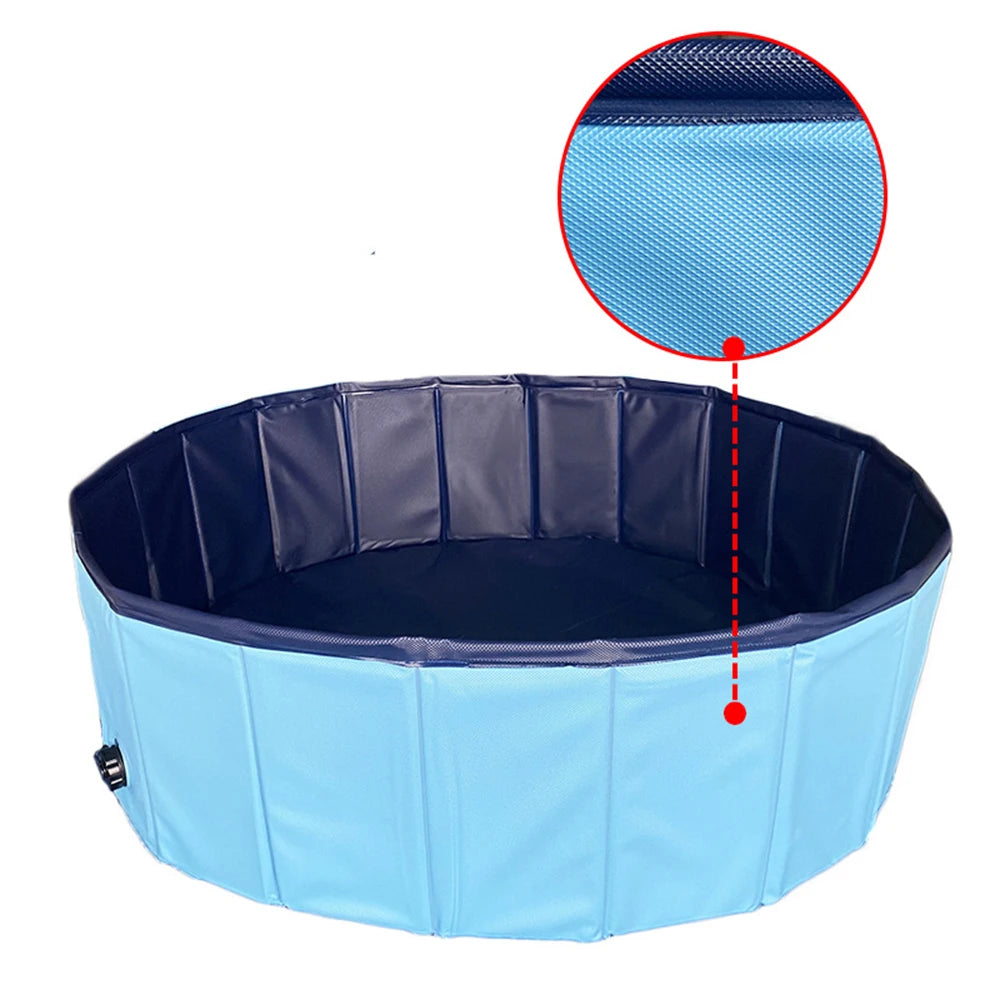 PETRAVELCN Foldable Dog Pool Portable Bath For Large Dogs