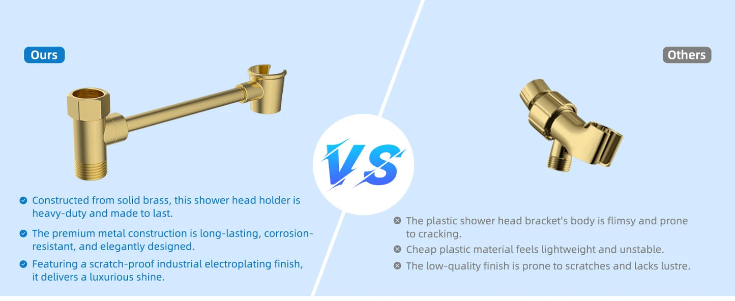 Hibbent High Pressure Rainfall Shower Head With Handheld Spray