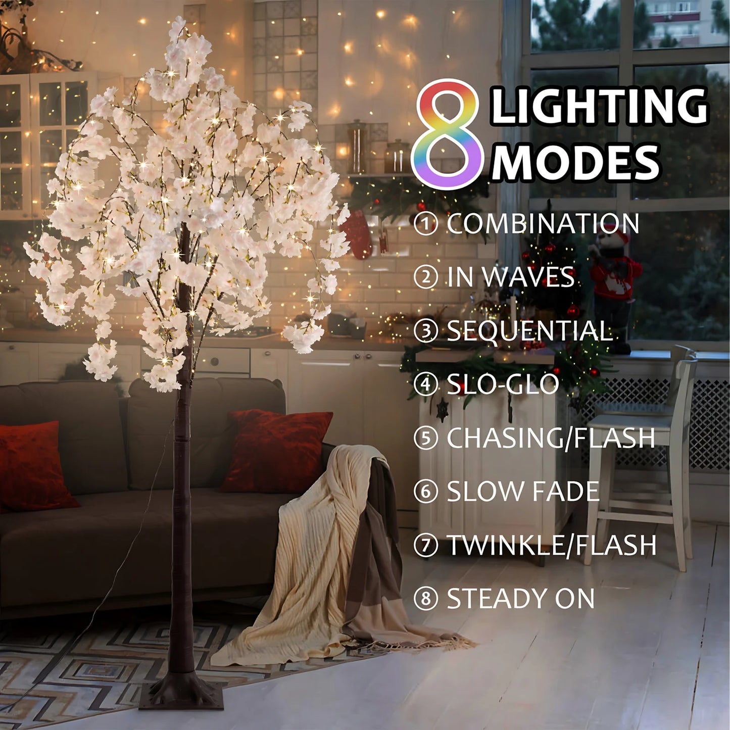 Cherry Blossom Tree Light Indoor LED Decoration