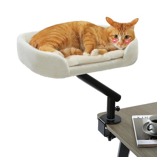 PAWZ Road Cat Desk Bed 360° Rotatable Plush Sofa Stand