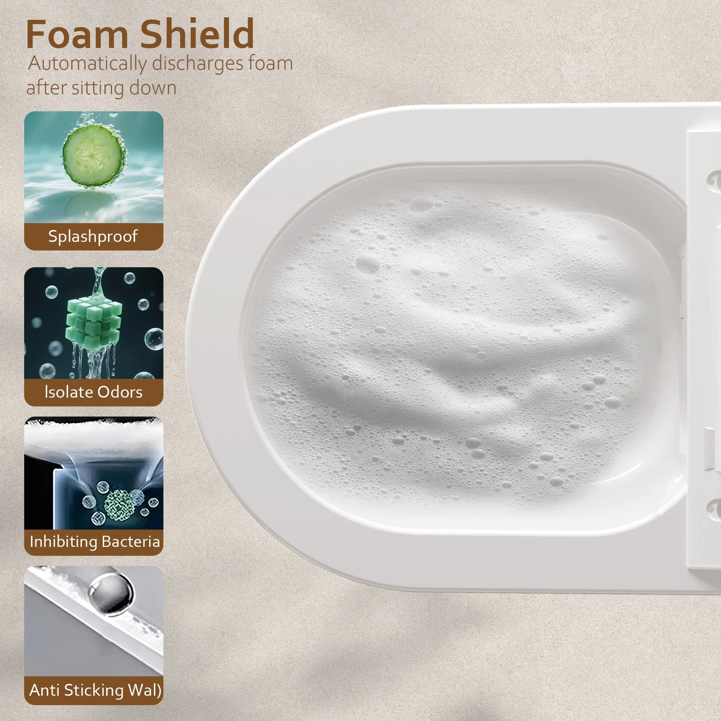 Smart Bidet Toilet Seat With Heated Seat And Remote Control