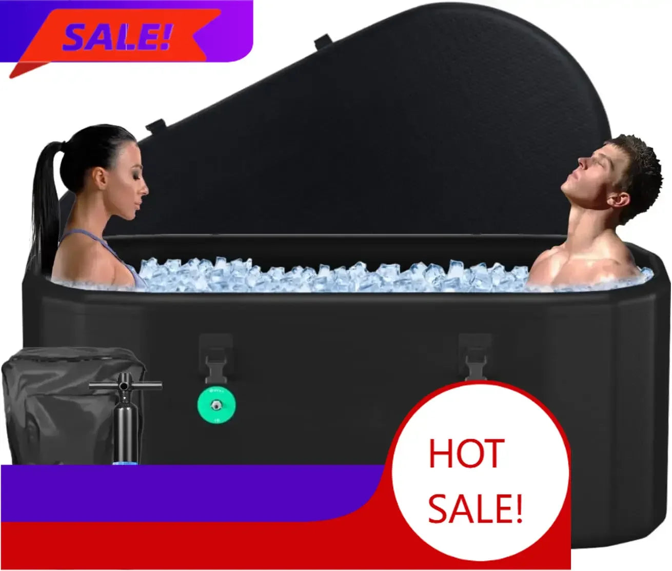 Drop Stitch Ice Bath Tub For Recovery Cold Water Therapy