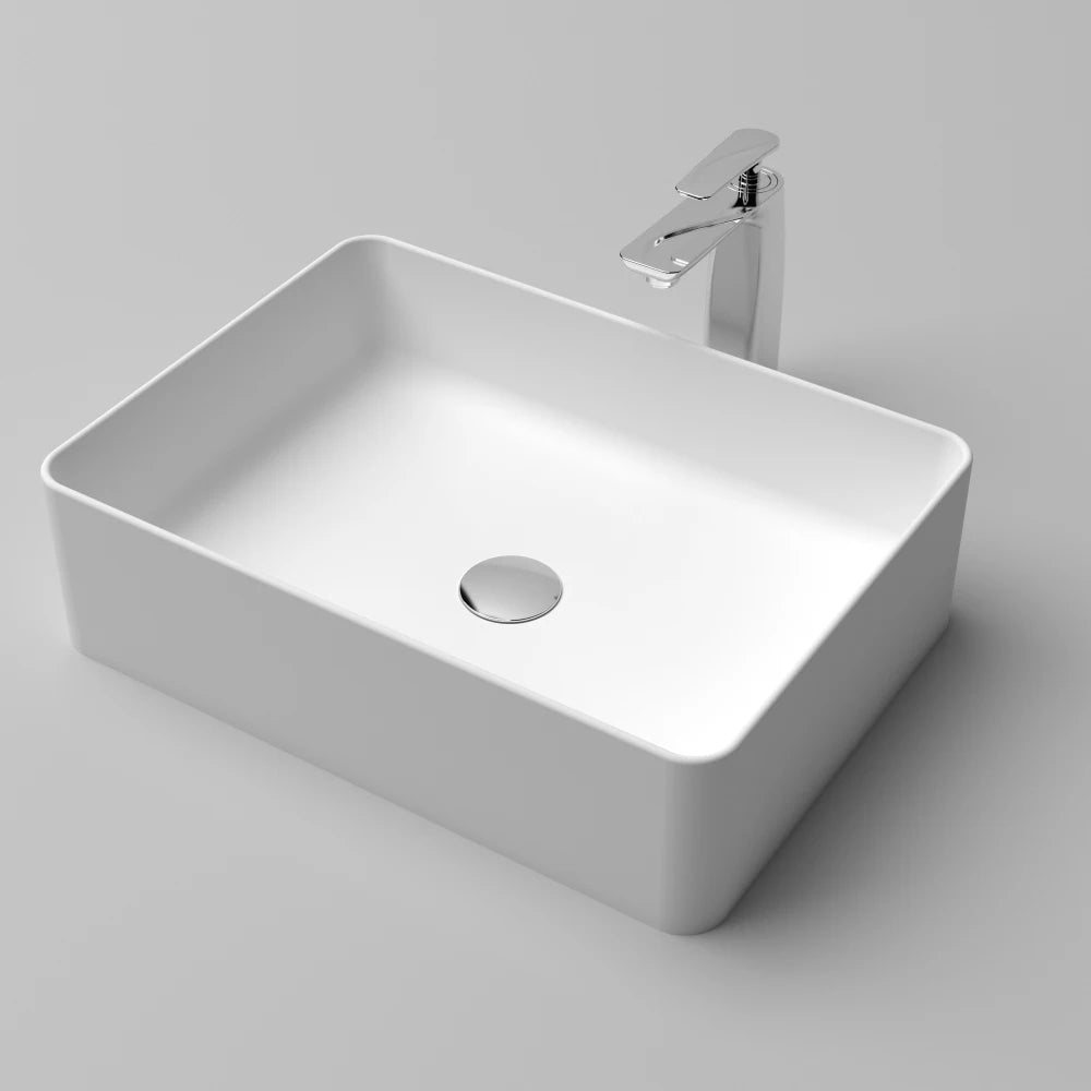 LWOFiller Solid Surface Vessel Bathroom Sink Basin