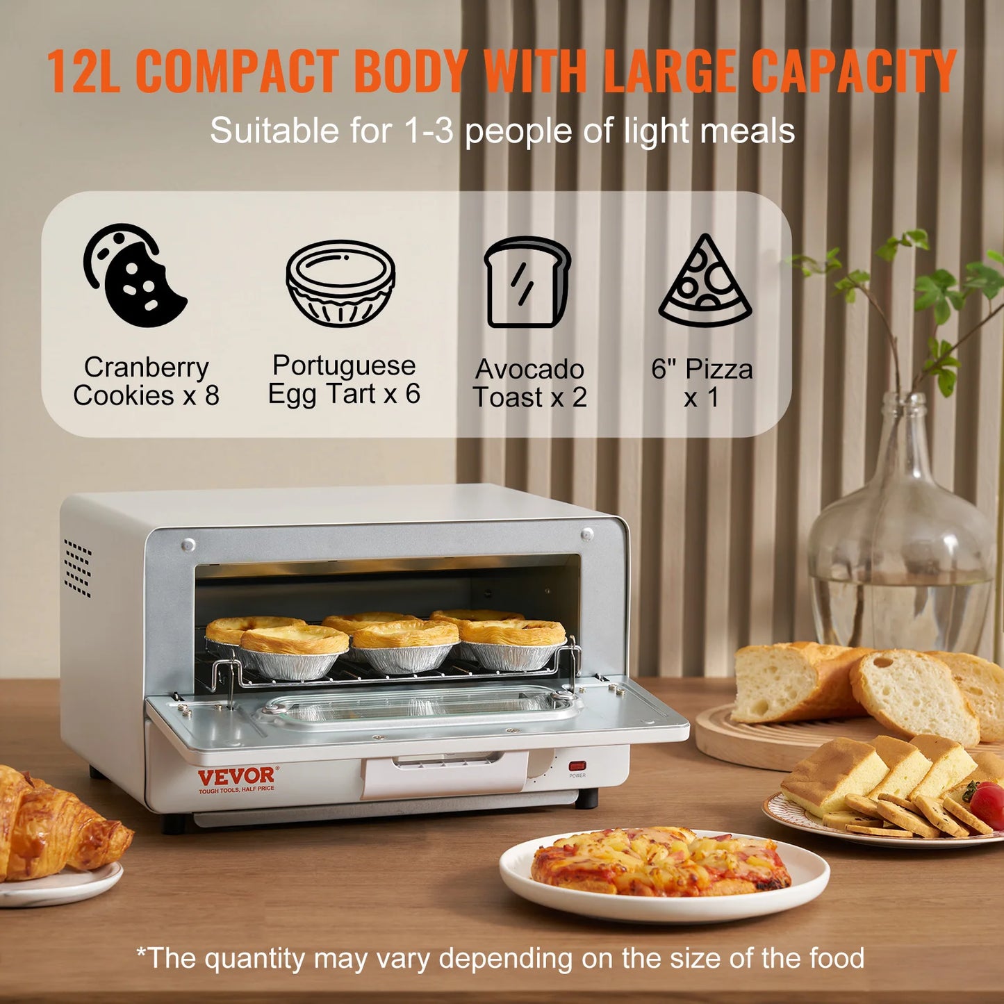 SucceBuy 5-In-1 Steam Oven Toaster Countertop Combo