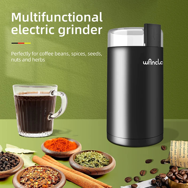 KIRAINAFLY Coffee Grinder 150W Multifunctional Blade For Home Kitchen