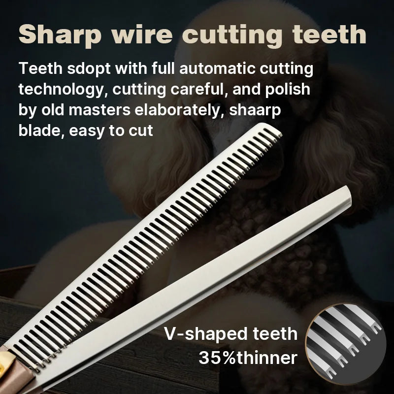Fenice JP440C Thinning Scissors for Pets 35 Percent Thinning Rate