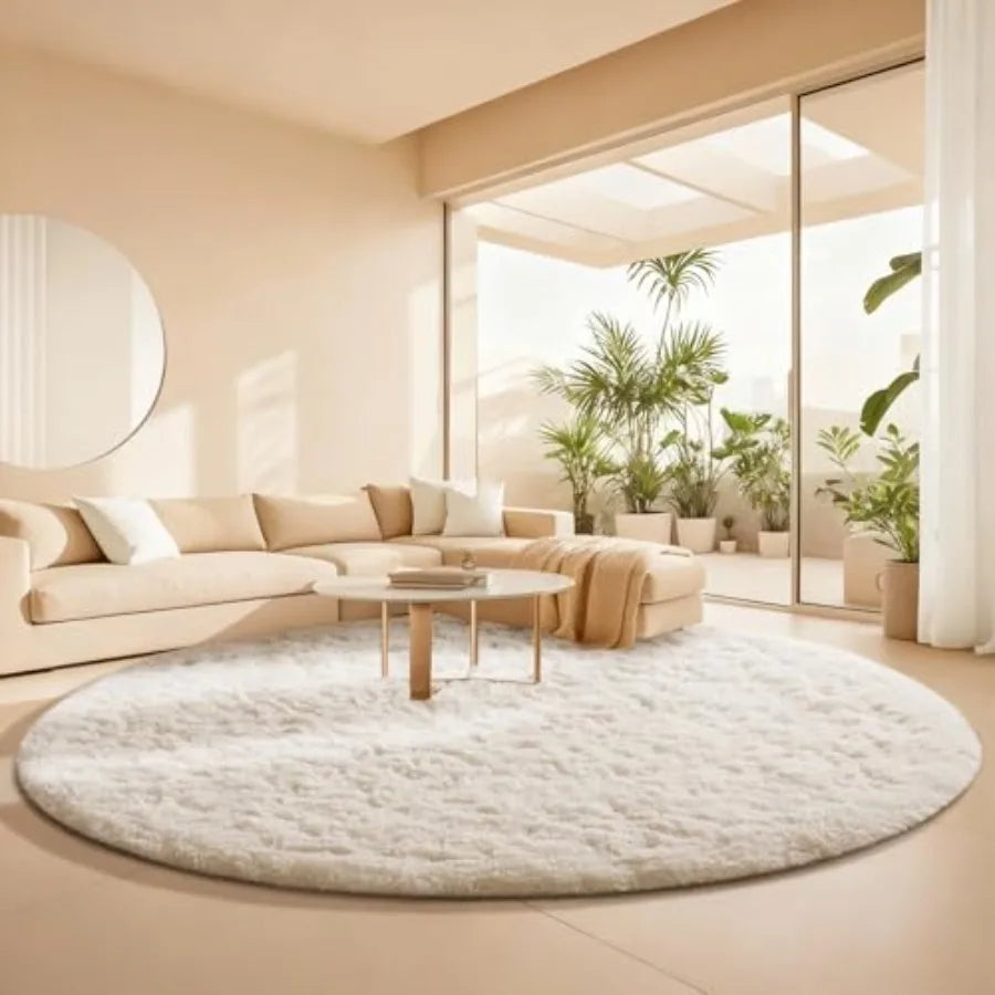 Ultra Soft Shag Area Rug For Living Room Modern Classic