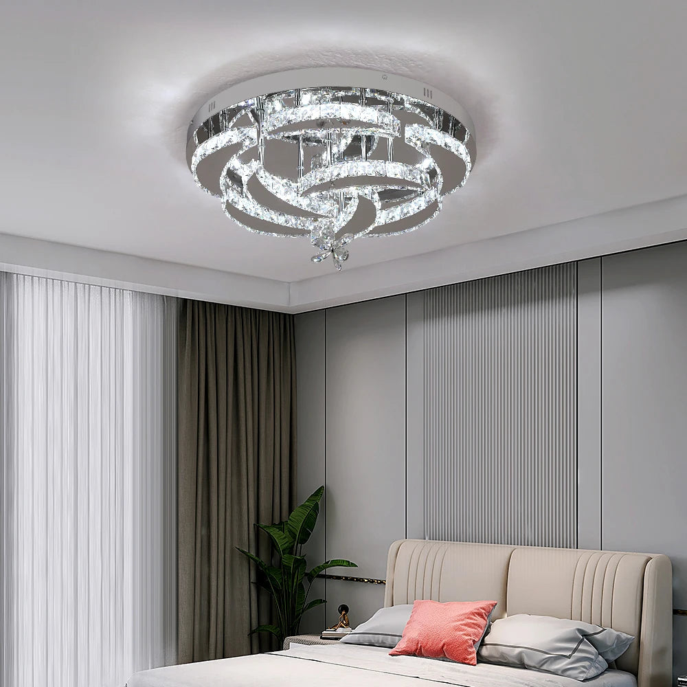 VETRULUS Luxury K9 Crystal Chandelier LED Pendant Light