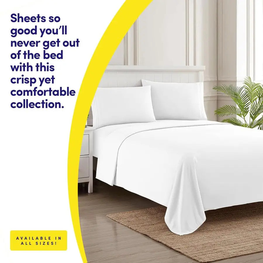 Supreme Collection Luxury Hotel Sheet Set With Pillowcases