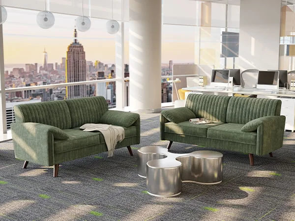 Chenille Loveseat Sofa For Compact Living Spaces And Cozy Corners