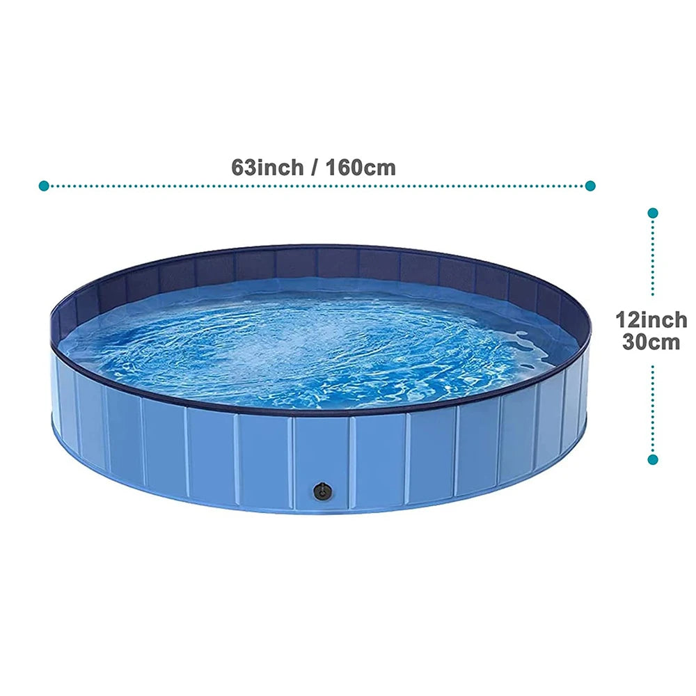 PETRAVELCN Foldable Dog Pool Portable Bath For Large Dogs