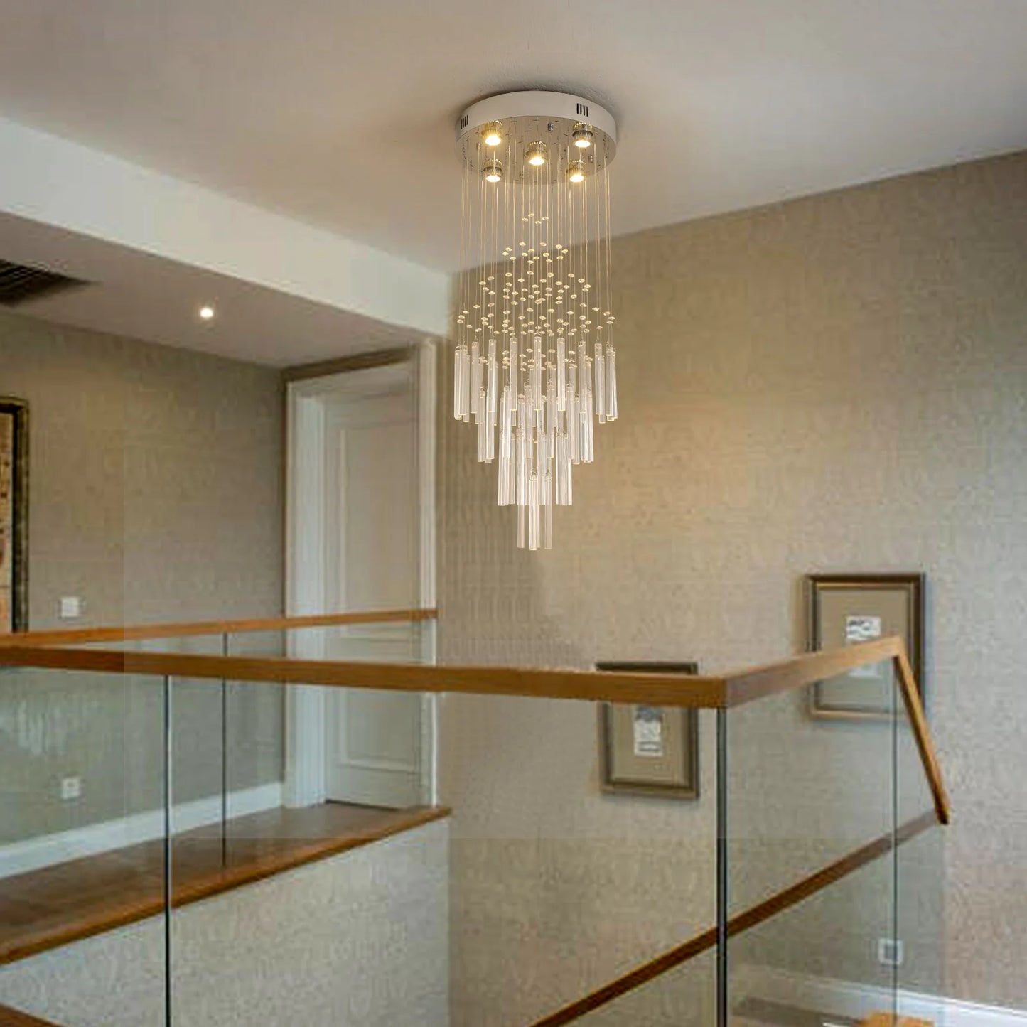 VETRULUS Crystal Ceiling Chandelier Lustre Pendant Lights
