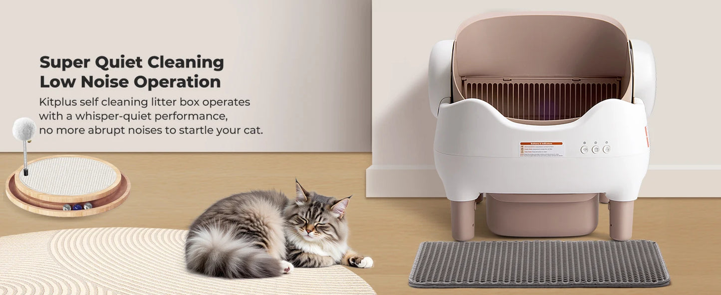 Lunapurr Self Cleaning Automatic Cat Litter Box With App Control