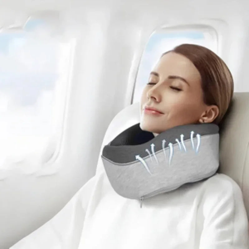 Travel Neck Pillow Memory Foam U-Shaped Headrest