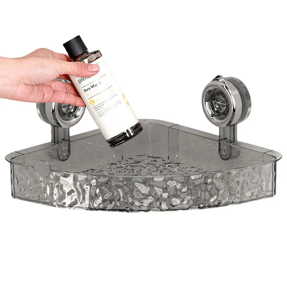 Suction Cup Bathroom Storage Shelf Shower Organizer Wall Caddy