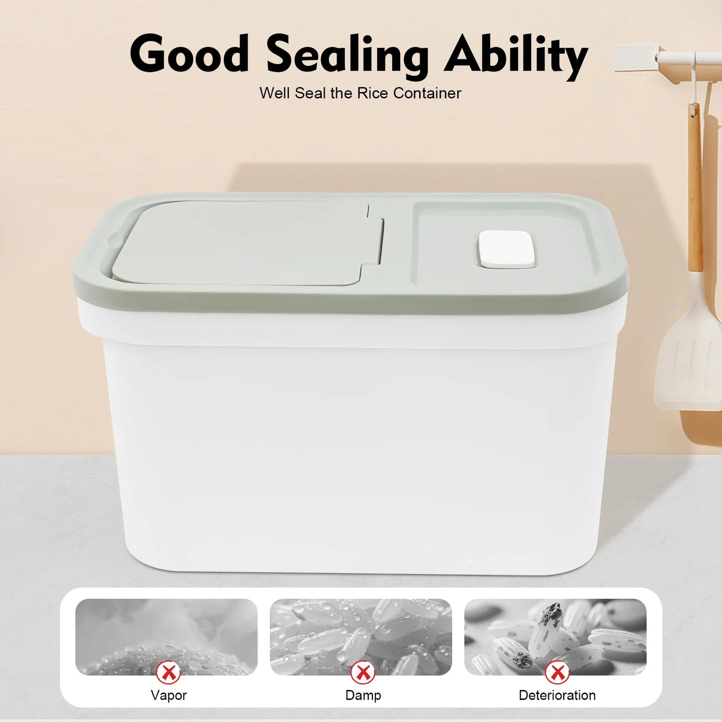 Airtight Food Storage Container Pantry Organizer