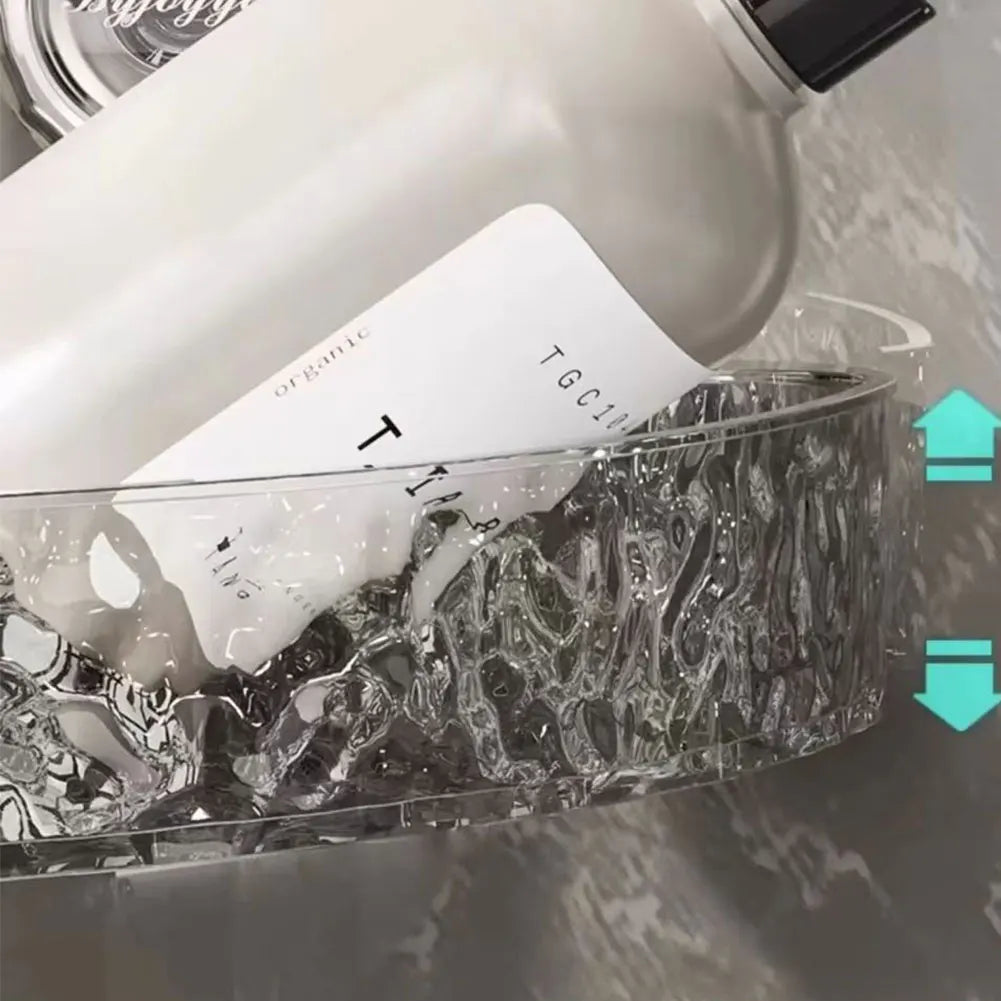 Suction Cup Bathroom Storage Shelf Shower Organizer Wall Caddy