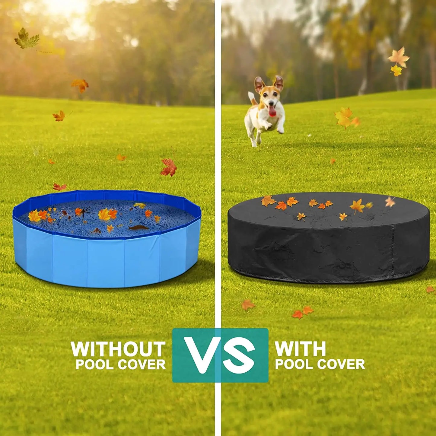 PETRAVELCN Foldable Dog Pool Portable Bath For Large Dogs