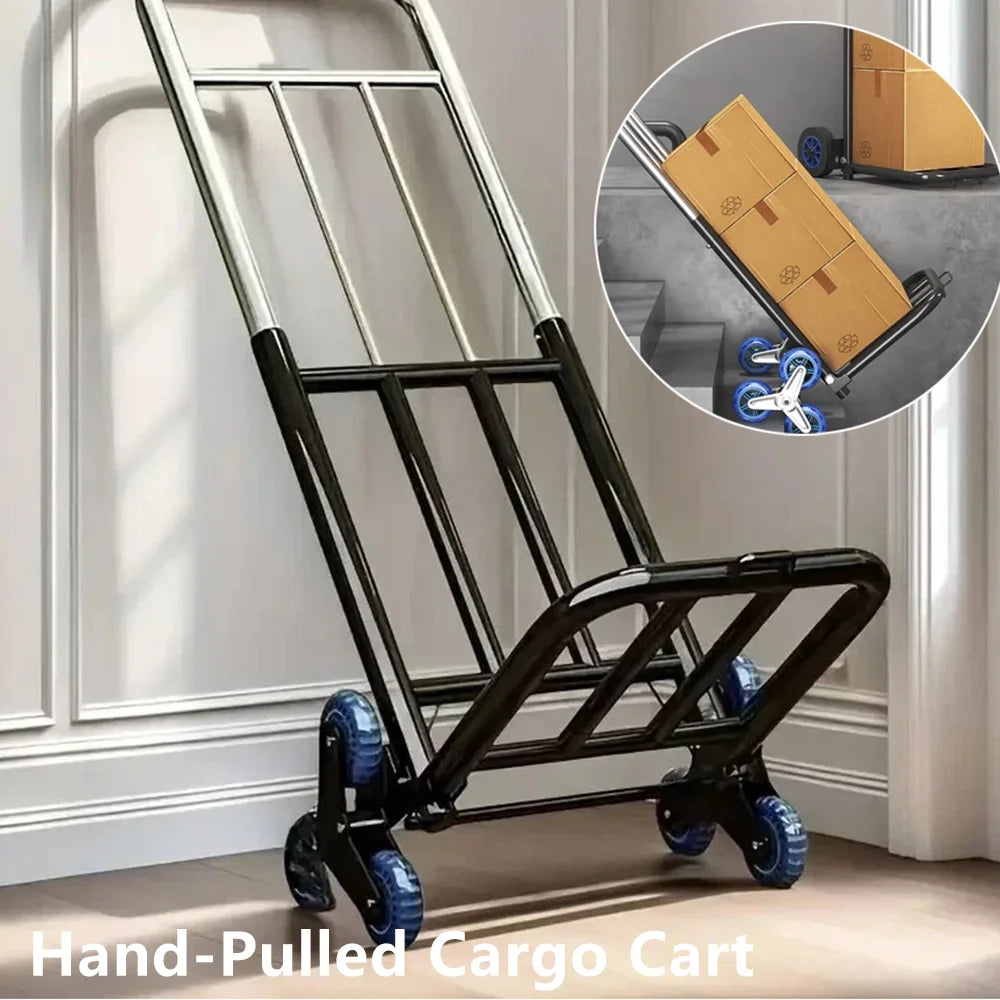 Portable Foldable Stair Climbing Hand Trolley For Heavy Loads