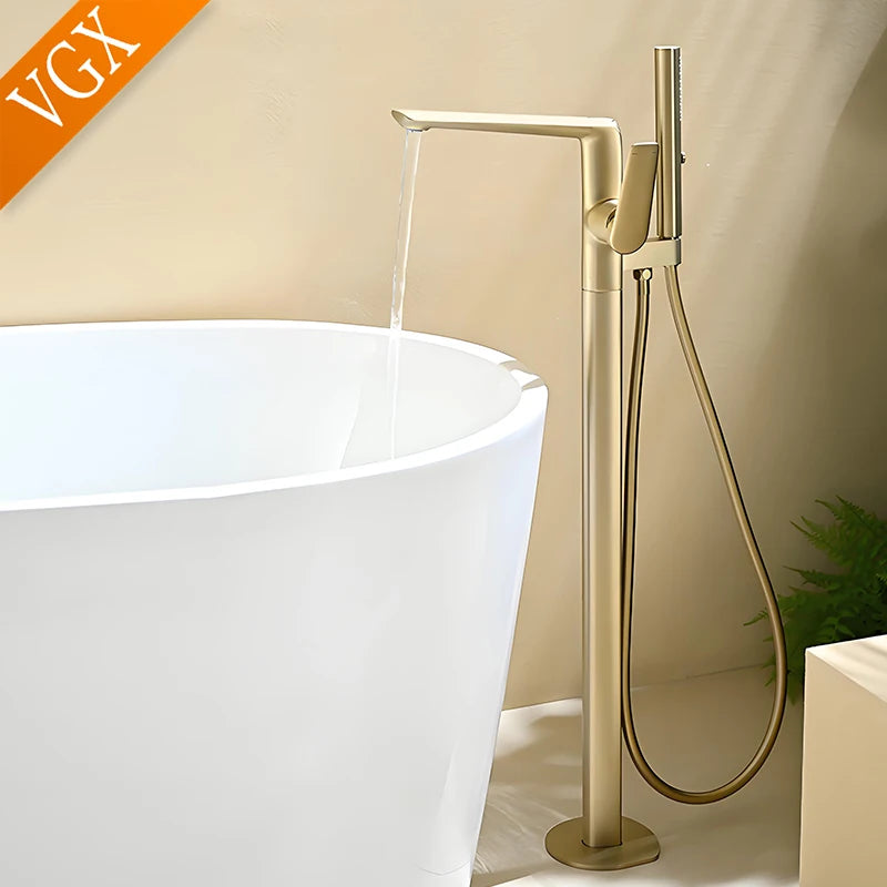 VGX Freestanding Bathtub Faucet With Hand Shower