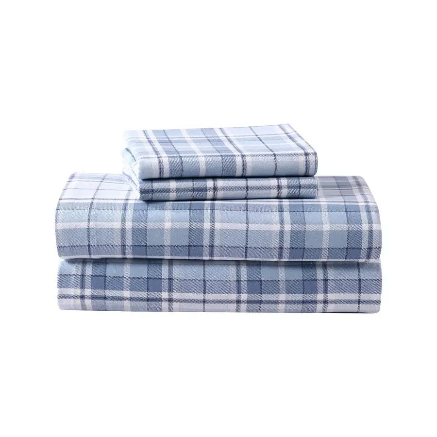 Flannel Bed Sheets Anti Pilling Wrinkle Resistant Cotton For All Season Comfort