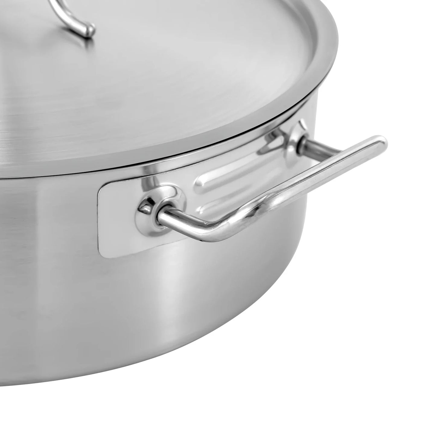 Stainless Steel Stock Pot With Glass Lid For Gas Ceramic