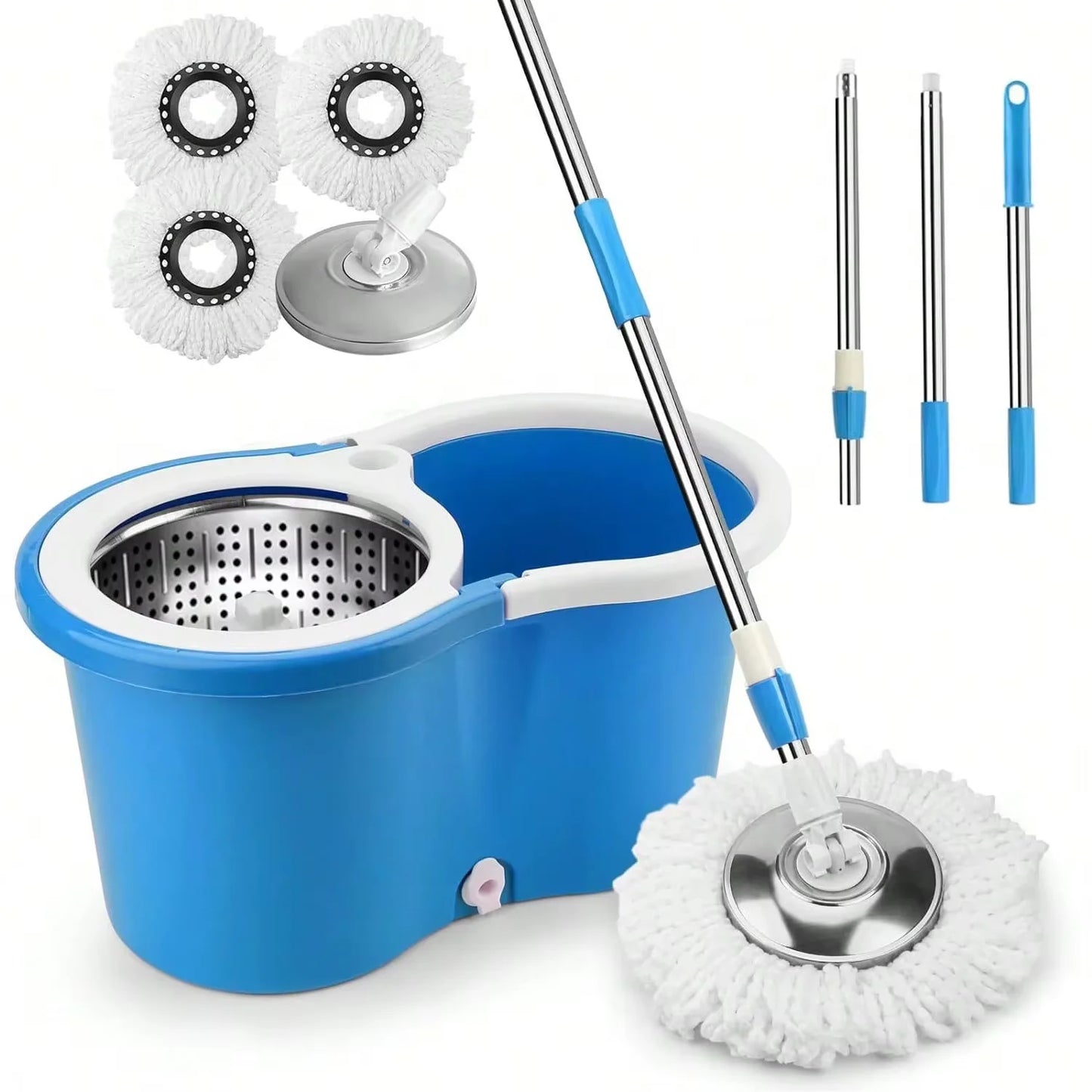 SHFY Heavy-Duty Spin Mop And Bucket System