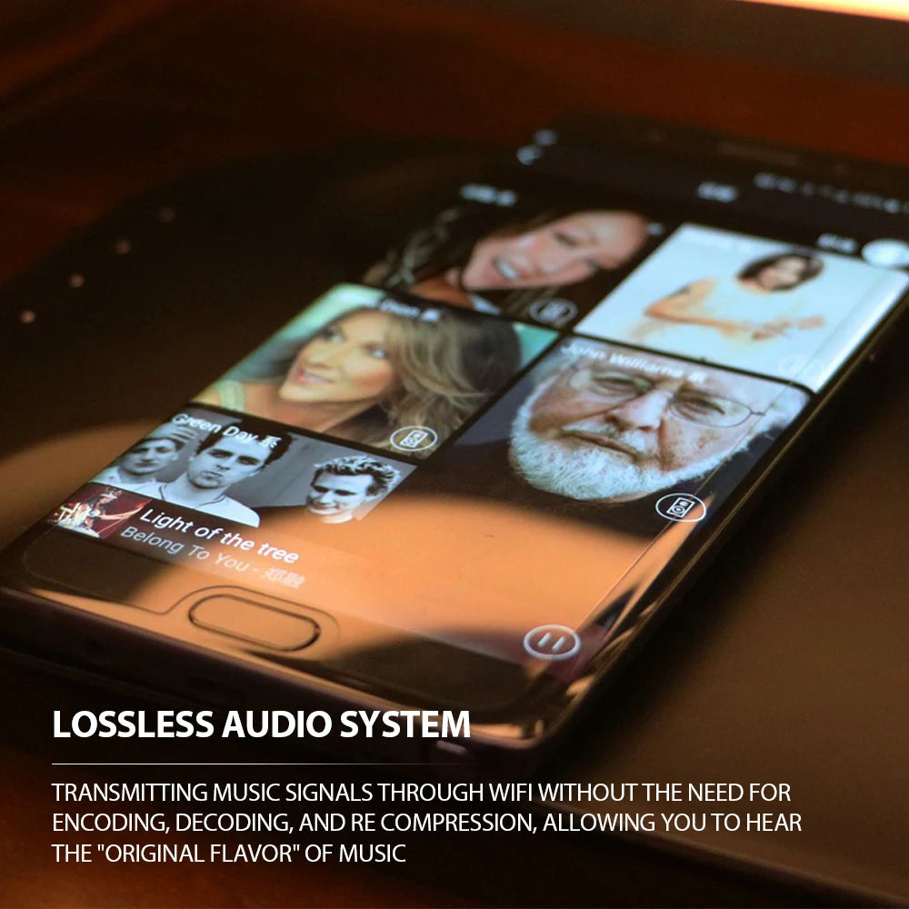 Wireless Charging Speaker With Ambient Light And Touch Bedside Lamp