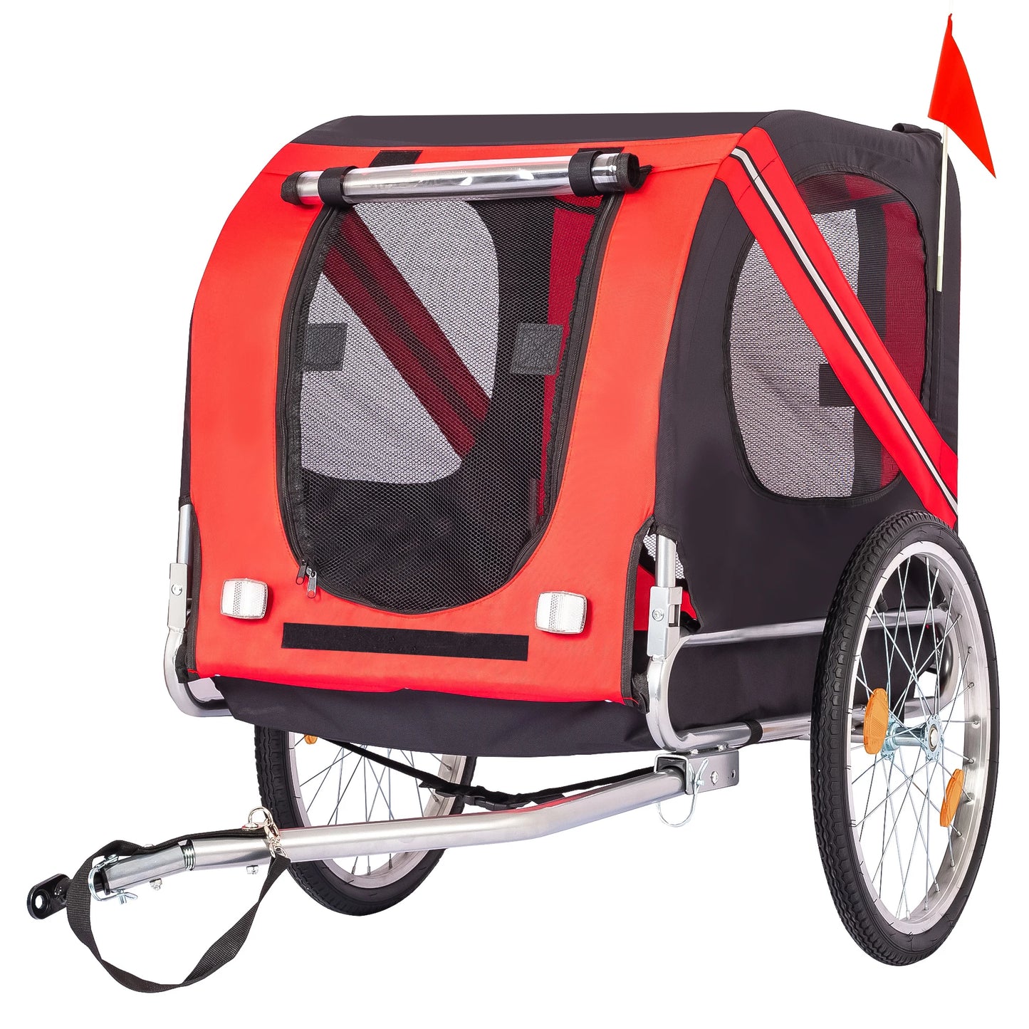 TWISTER.CK Dog Bike Trailer 88 Lbs Capacity Carrier
