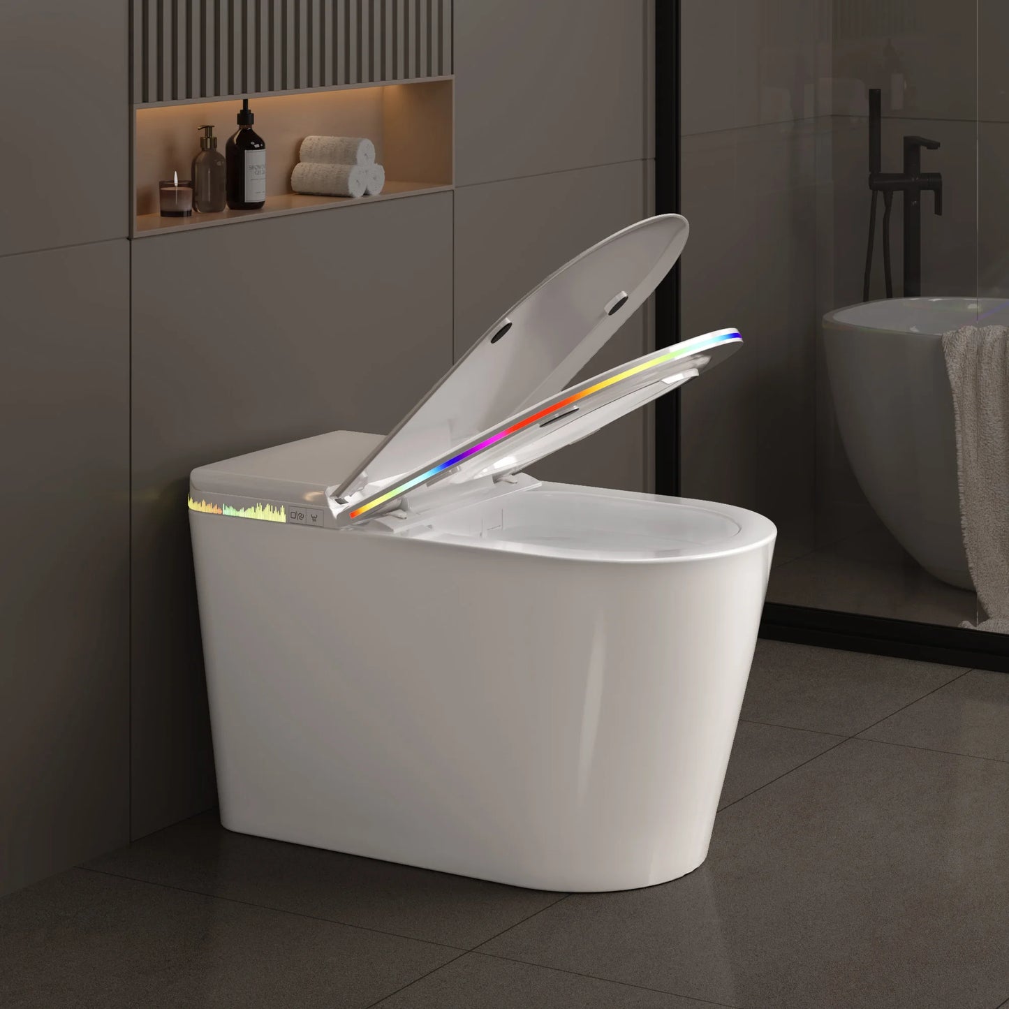 Smart Bidet Toilet Seat With Heated Seat And Remote Control