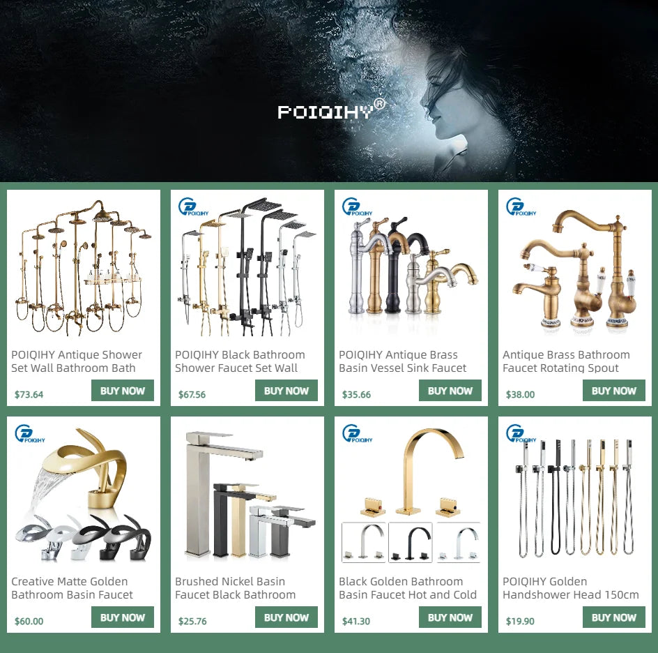 Poqihy Chrome Floor Mounted Bathtub Faucet Swivel Waterfall