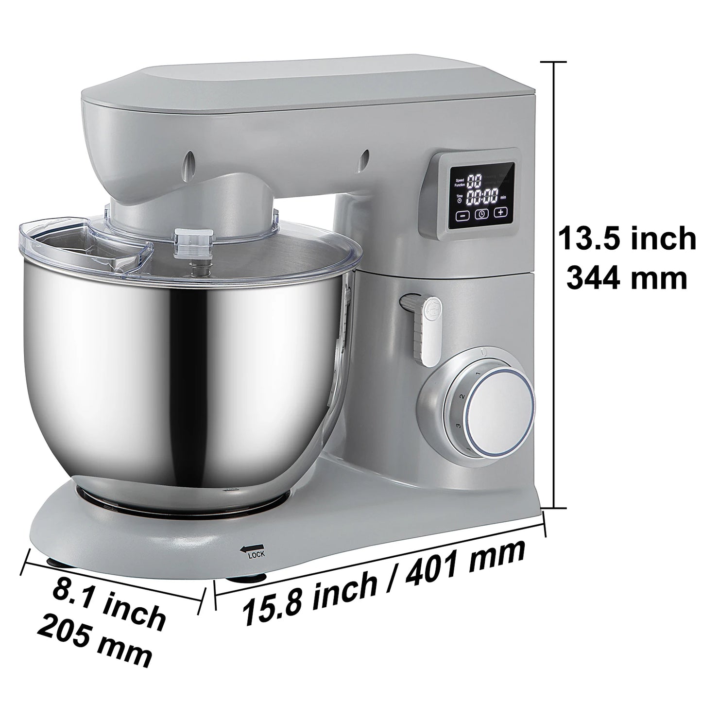VEVOR 5 In 1 Stand Mixer Multifunctional Electric Kitchen Mixer