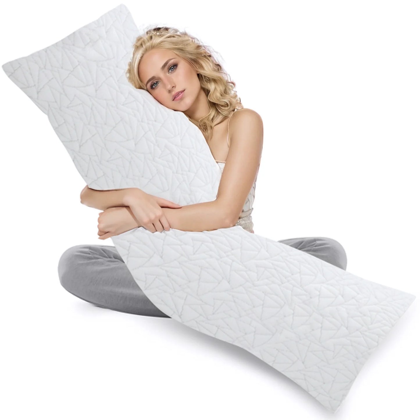 NONECN Memory Foam Body Pillow For Adults Long Support