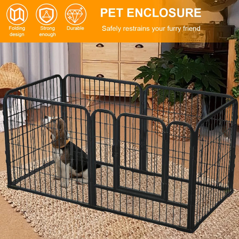 APWIKOGER Heavy Duty Six Panel Pet Playpen for Dogs