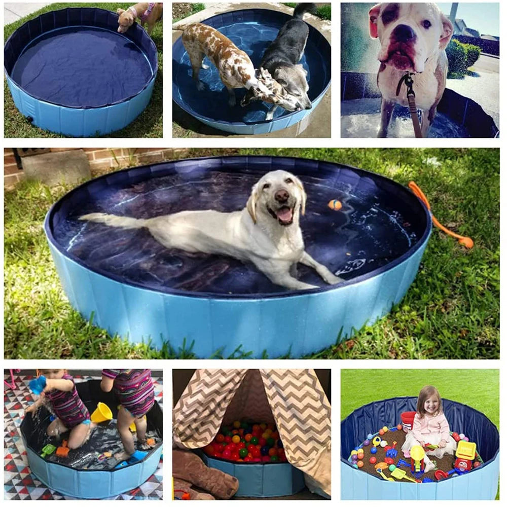PETRAVELCN Foldable Dog Pool Portable Bath For Large Dogs