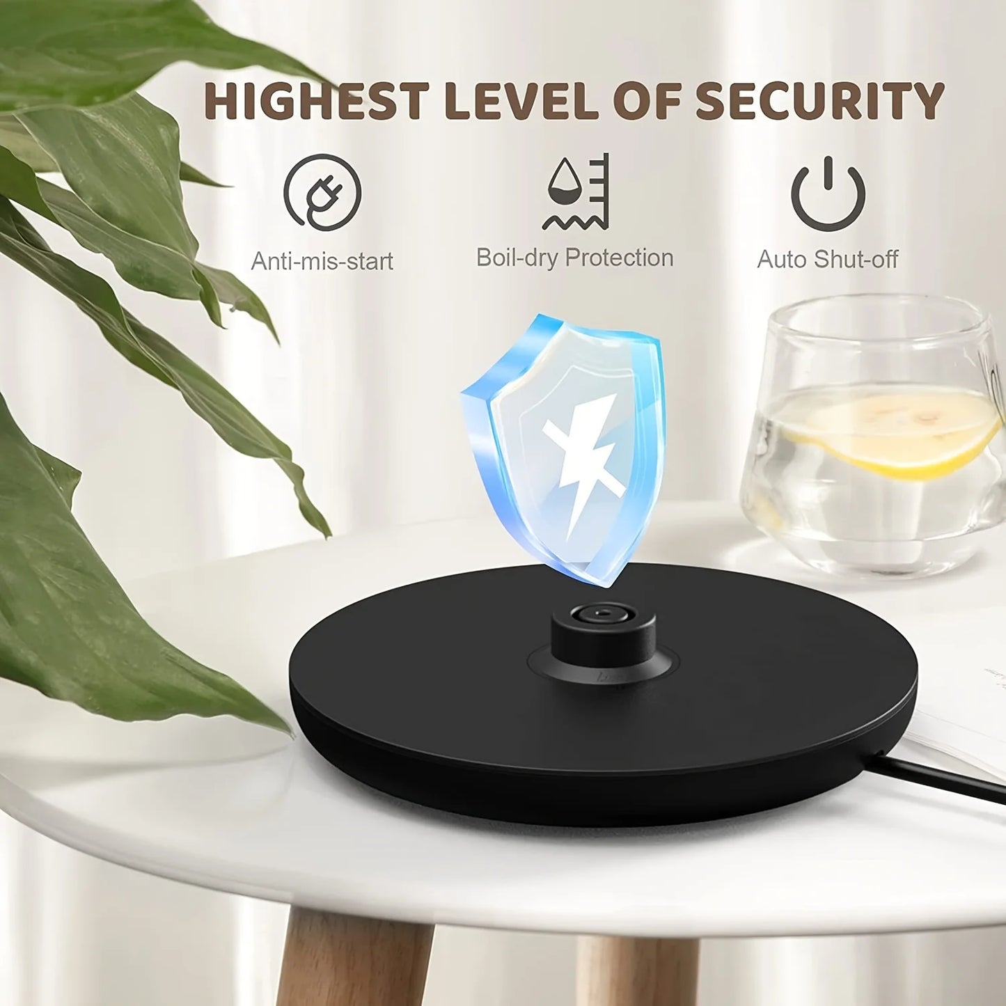 Octavo Electric Kettle With 7 Heat Settings And LED Display