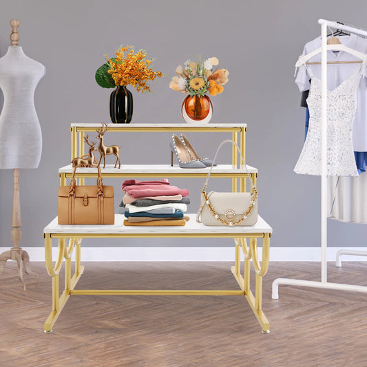 Bymaocar Shoe Handbag Display Table Heavy Duty Stand