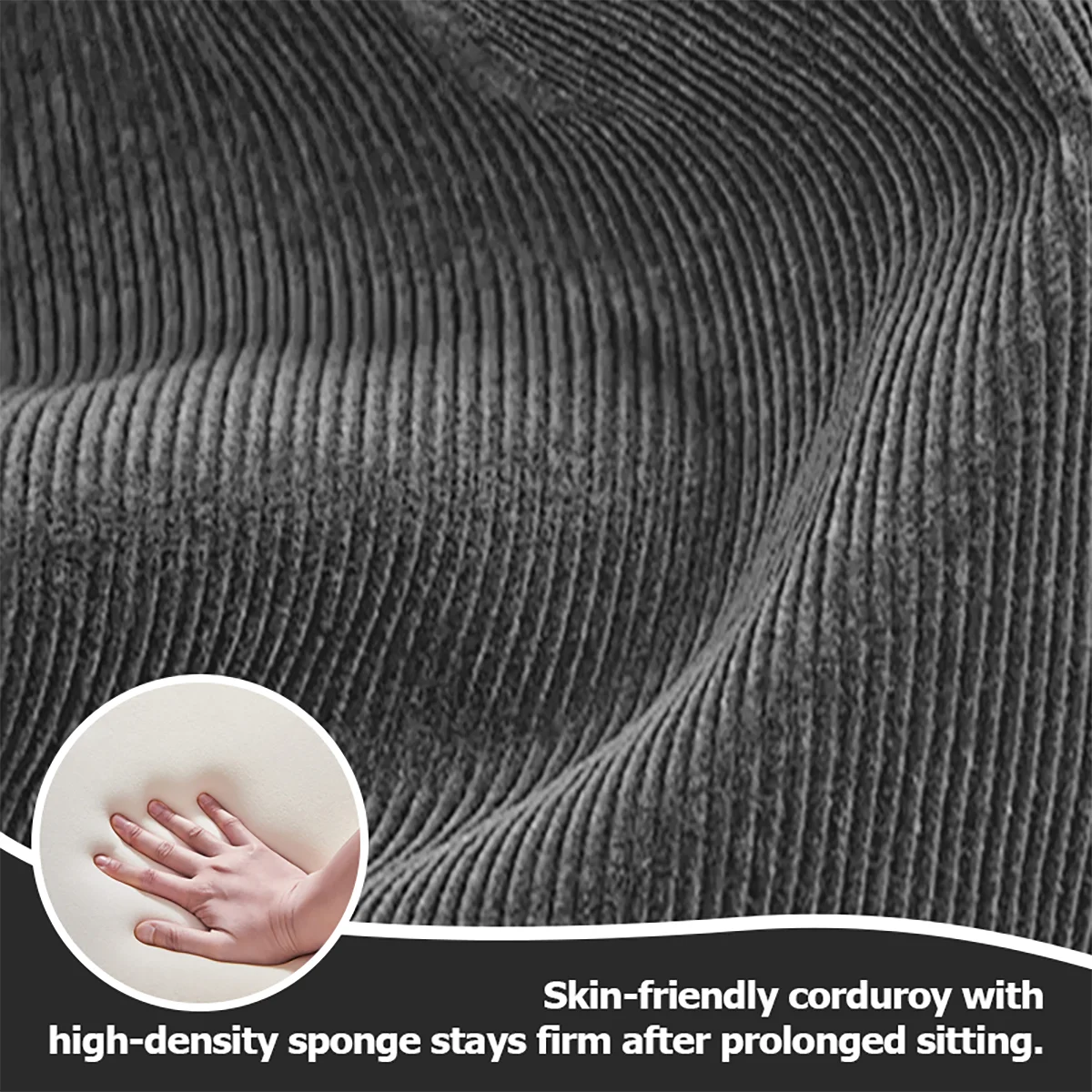 Foldable Sofa Bed With Removable Backrest For Living Rooms