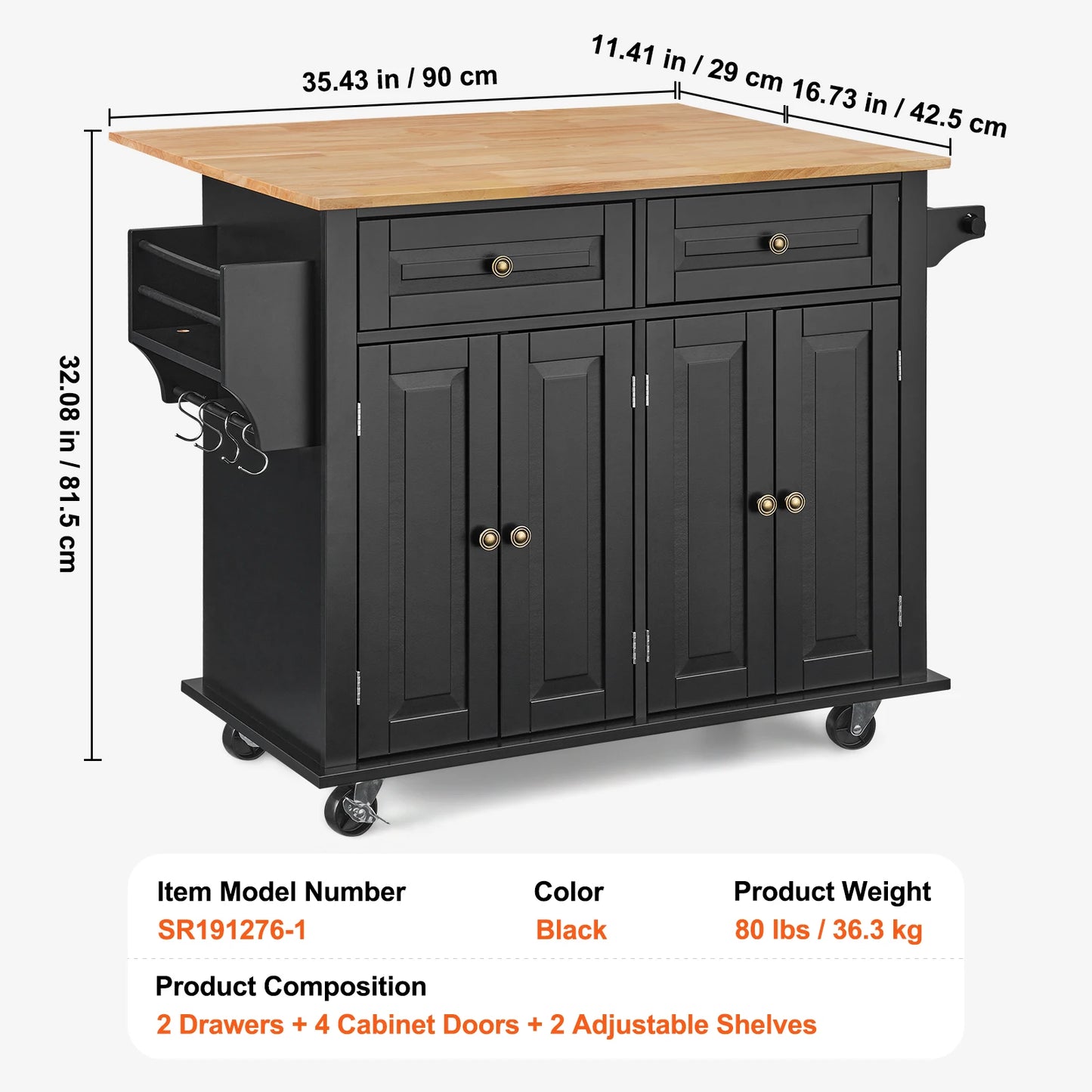 SucceBuy Kitchen Island Cart With Storage SucceBuy Kitchen Island Cart With Storage Cabinet On Wheels On Wheels