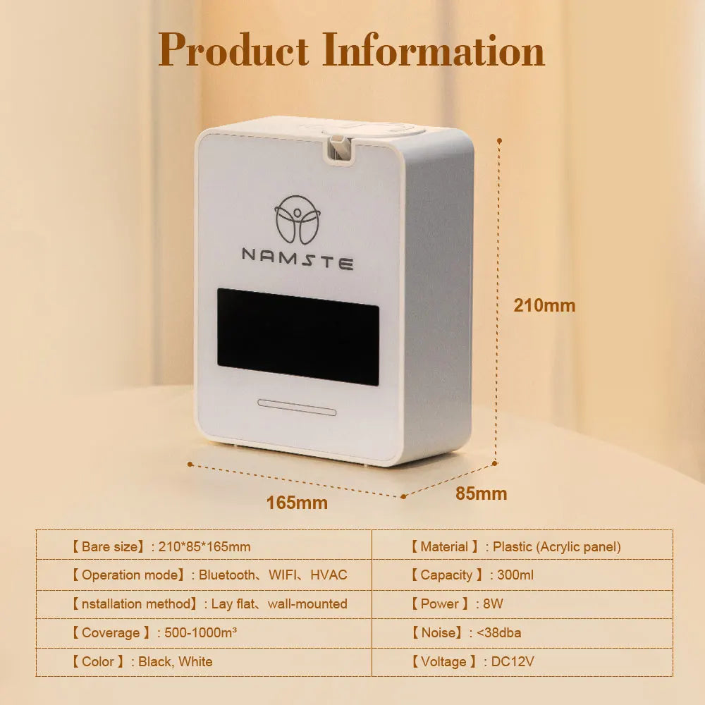 Namste WiFi Bluetooth Diffuser Aromatherapy Air Purifier For Home