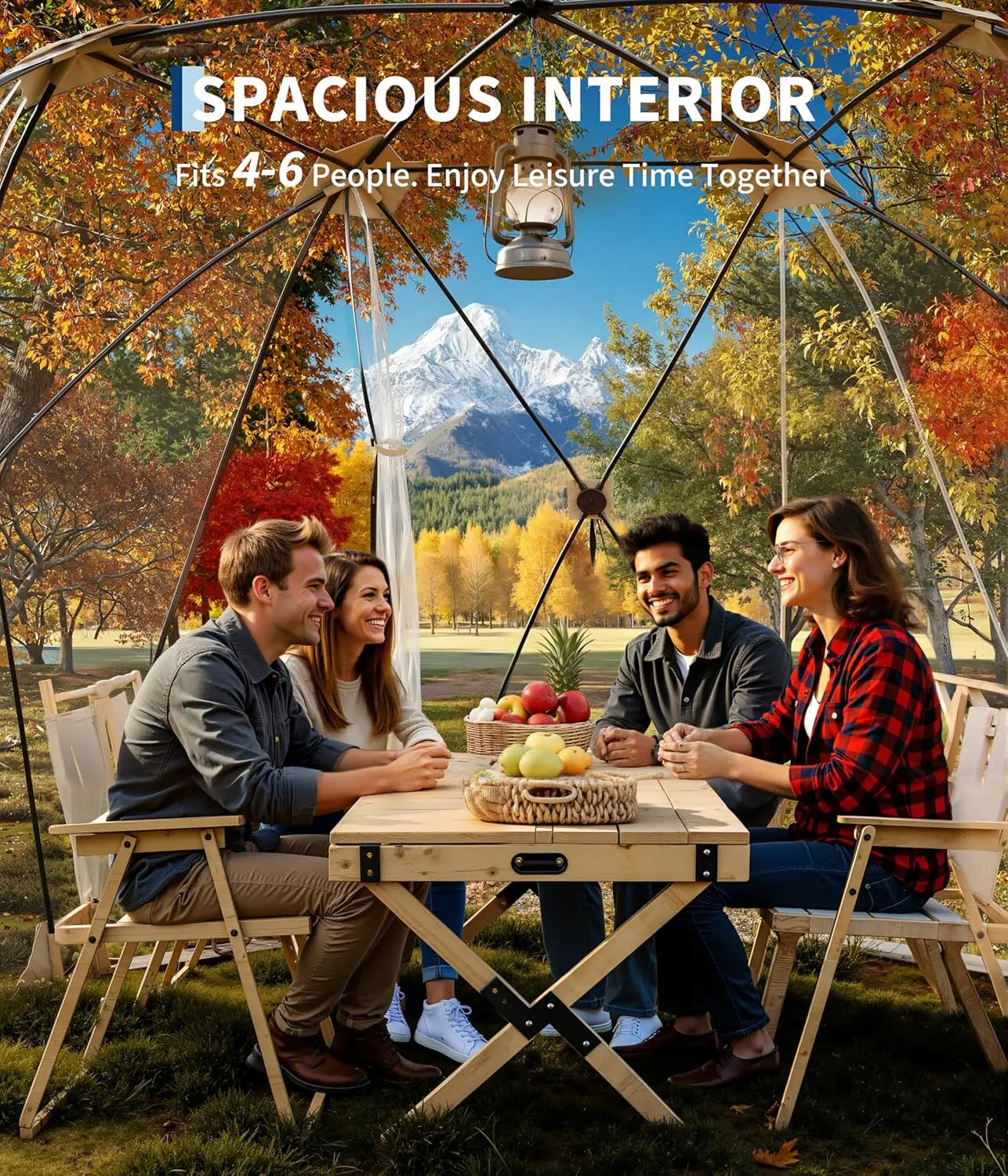 TWISTER.CK All Weather Pop Up Garden Dome Igloo Tent