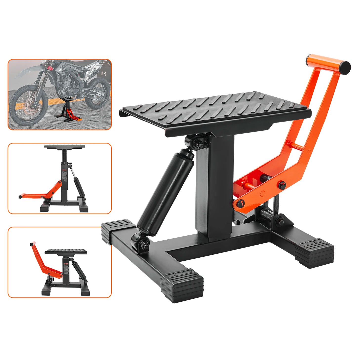 SucceBuy Motorcycle Jack Lift Stand 440lb Hydraulic Hoist