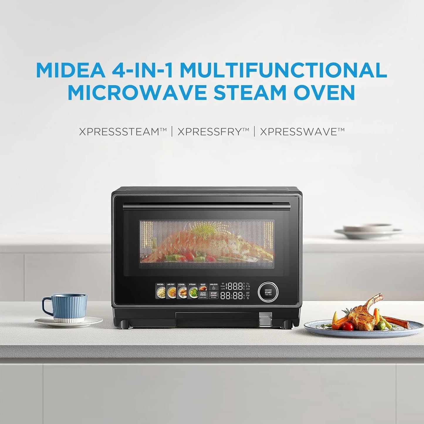 4 In 1 Multifunctional Microwave Steam Oven And Air Fryer