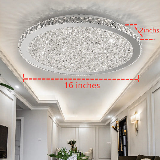 LOYALHEARTDY Crystal Ceiling Light LED Chandelier Pendant