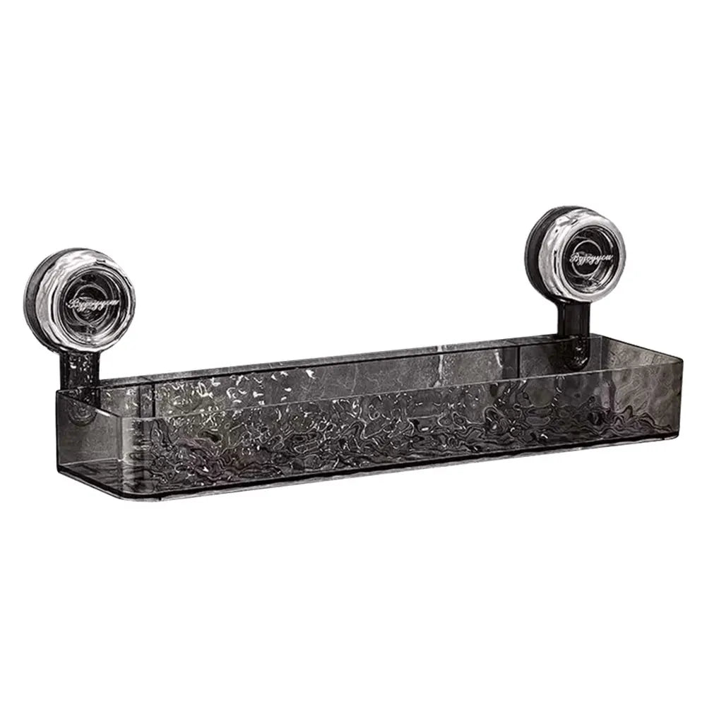 Suction Cup Bathroom Storage Shelf No Drill Shower Organizer