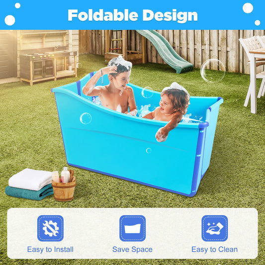 Foldable PP TPE Bathtub Portable Bath for Adults and Children