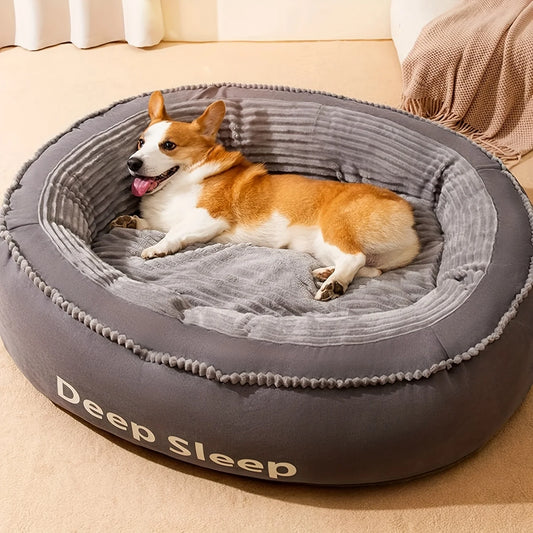 NONECN Pet Bed Donut Round Cushion For Dogs And Cats