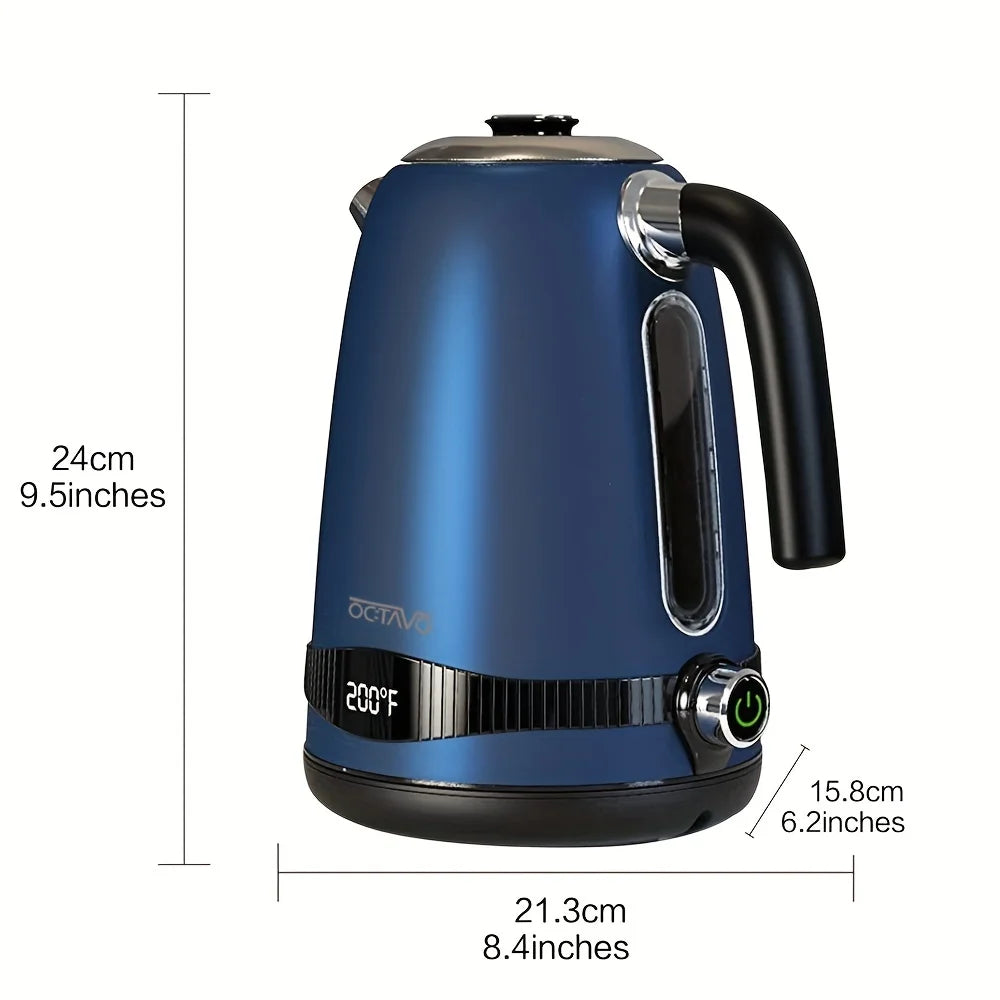 Octavo Electric Kettle With 7 Heat Settings And LED Display