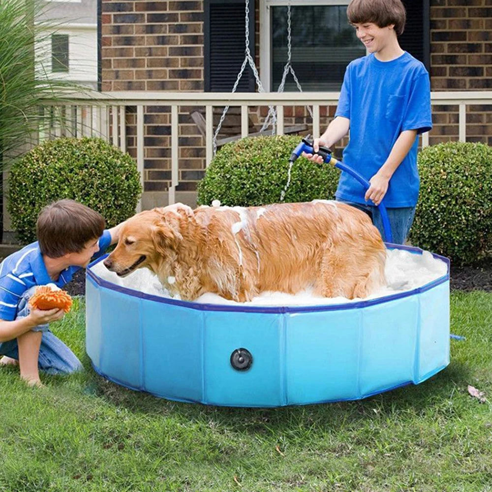 PETRAVELCN Foldable Dog Pool Portable Bath For Large Dogs