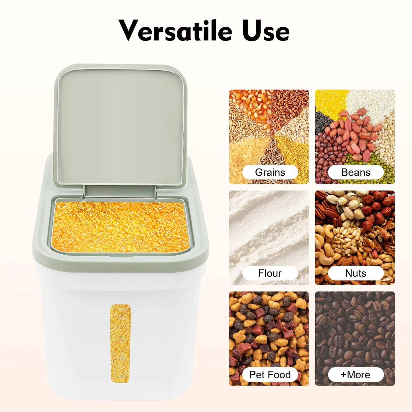 Airtight Food Storage Container Pantry Organizer